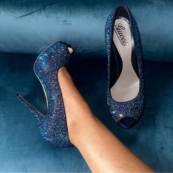 Gucci | Shoes | Authentic Gucci Swarovski Crystal Pumps  display picture 1